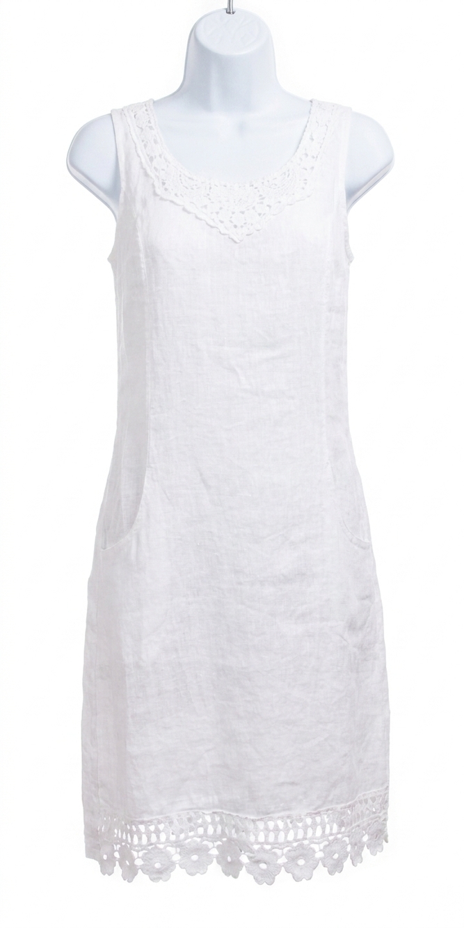 NEW GIGI MODA lolly mini dress in white
